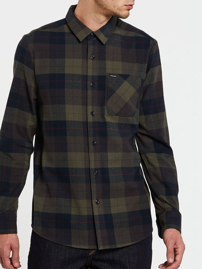 Caden Plaid Shirt - ARMEEGRÜN-KOMBINATION