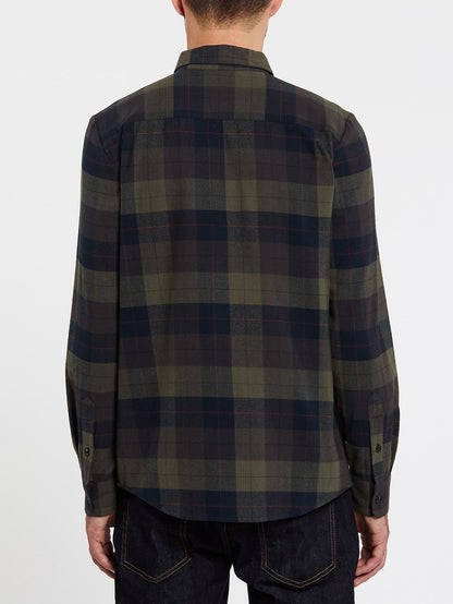 Caden Plaid Shirt - ARMEEGRÜN-KOMBINATION