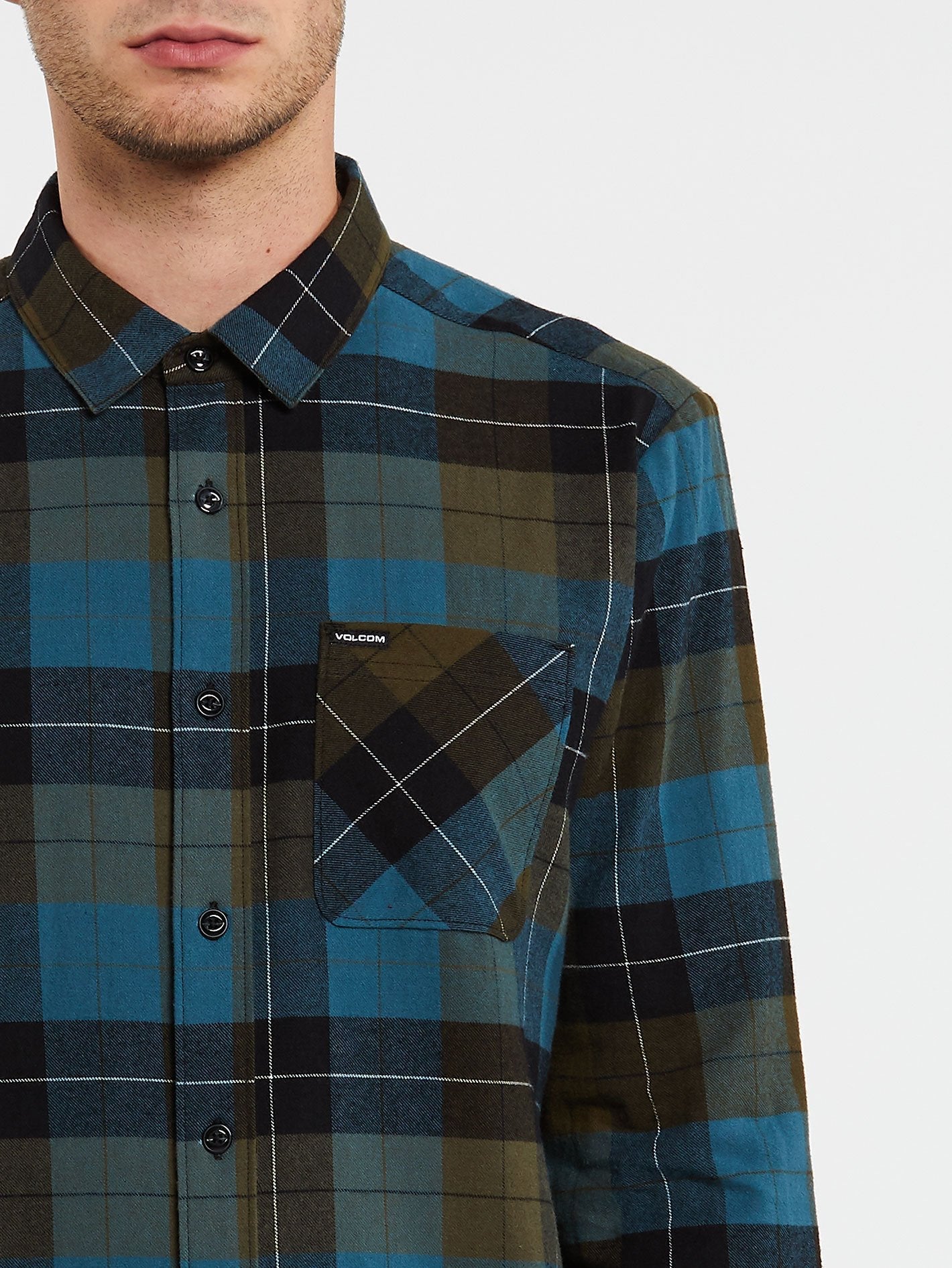 Chemise Caden Plaid - MILITARY