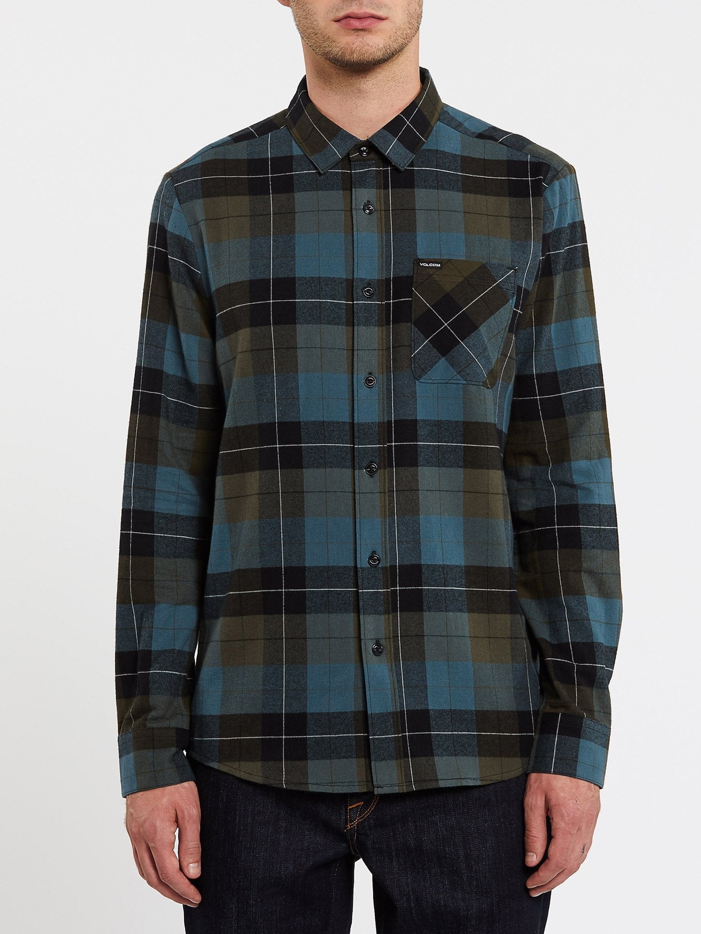 Chemise Caden Plaid - MILITARY