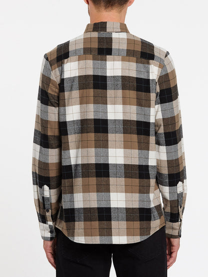 Chemise Caden Plaid - PRIMER WHITE