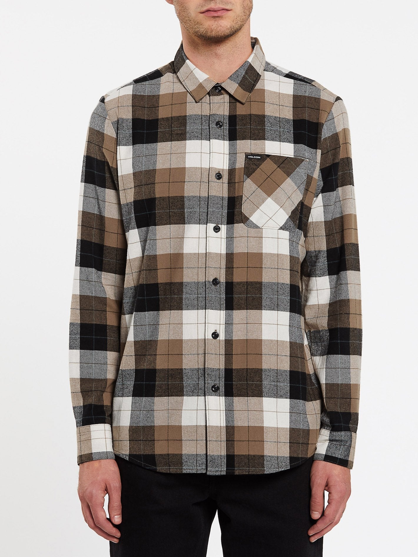 Chemise Caden Plaid - PRIMER WHITE