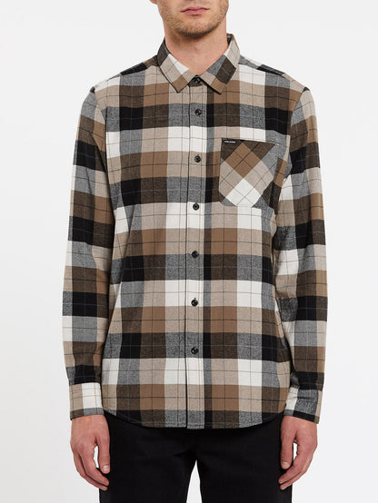 Chemise Caden Plaid - PRIMER WHITE