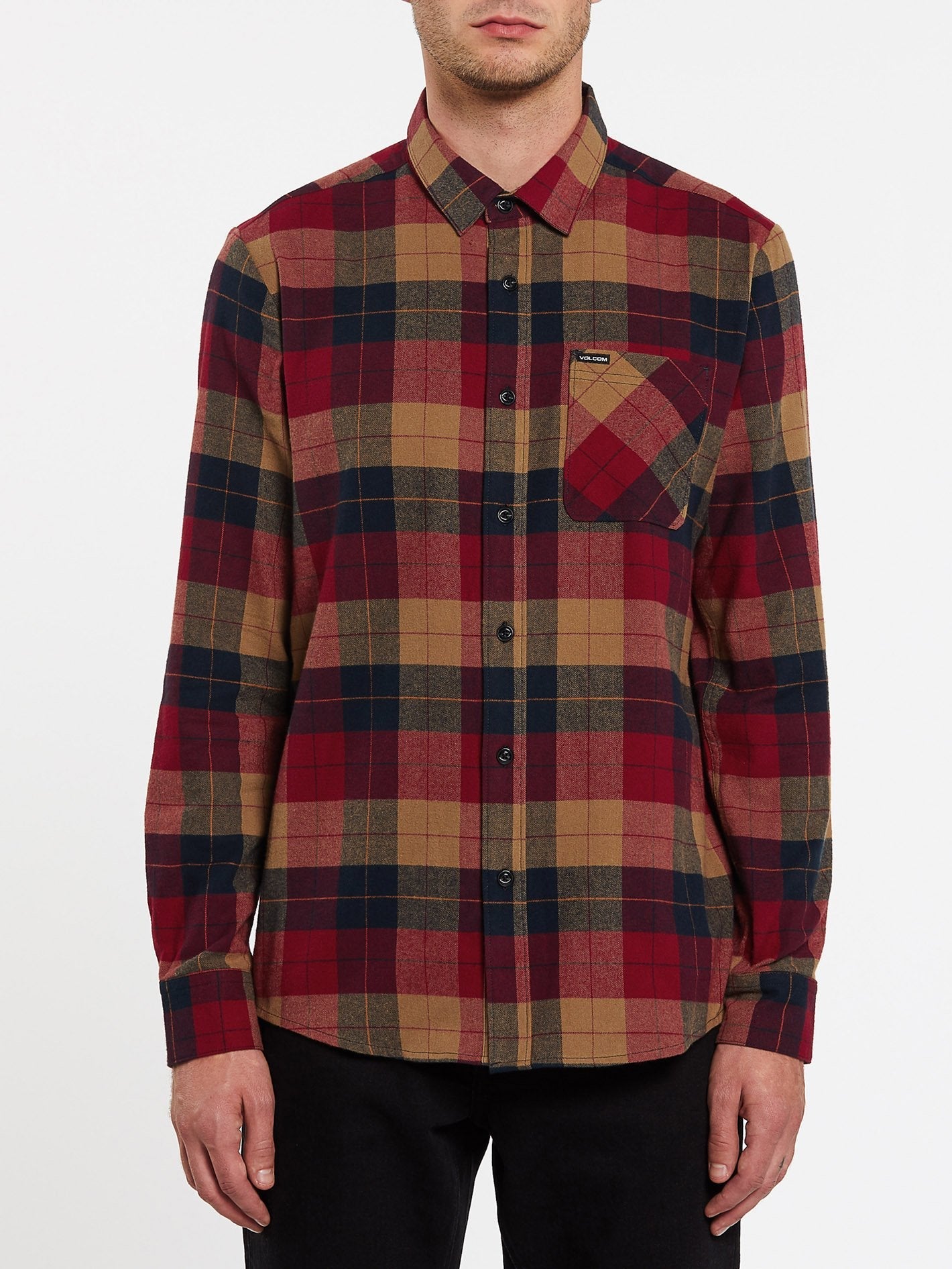Caden Plaid Shirt - RIO RED