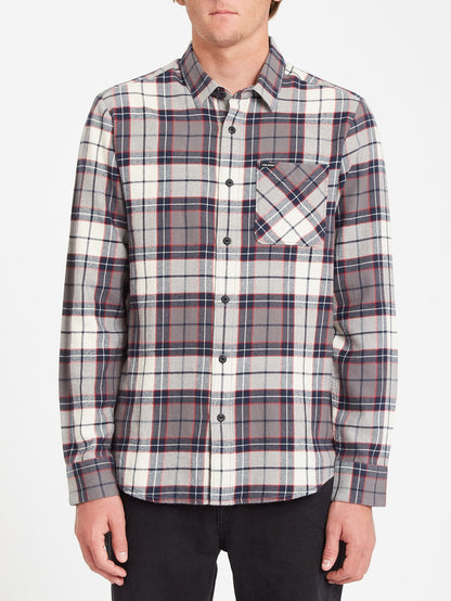 Chemise Caden Plaid - BLEACHED SAND