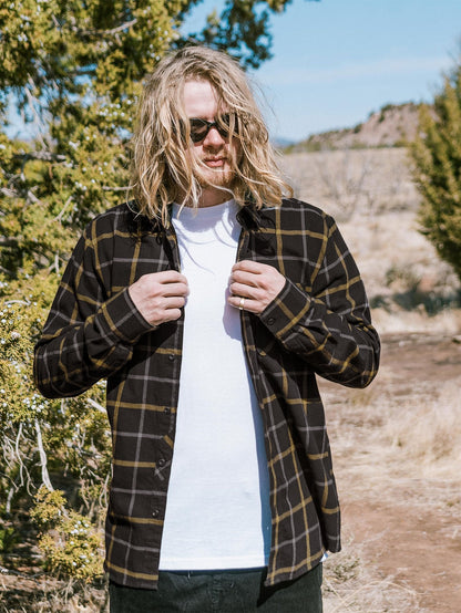 Chemise Caden Plaid - BLACK