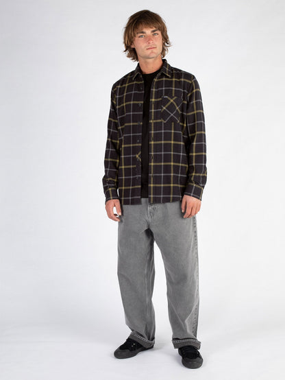 Chemise Caden Plaid - BLACK