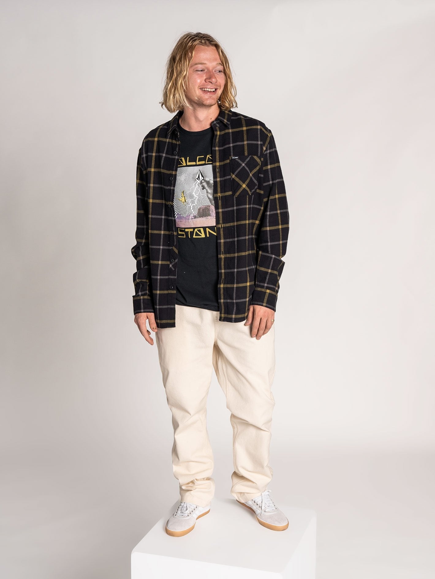Chemise Caden Plaid - BLACK