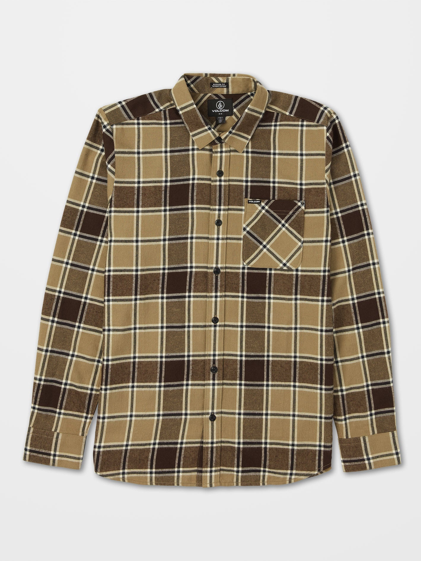 Caden Plaid Shirt - Khaki