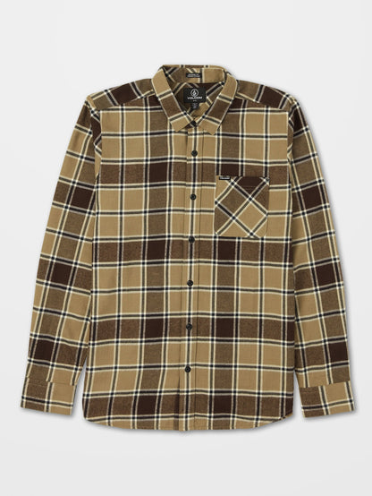 Caden Plaid Shirt - Khaki