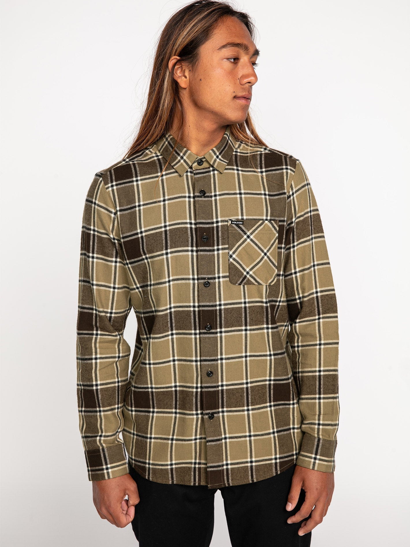 Caden Plaid Shirt - Khaki