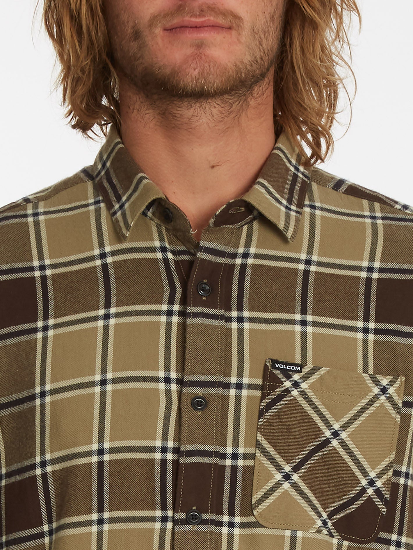 Caden Plaid Shirt - Khaki