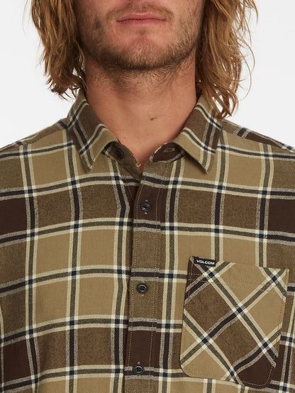 Caden Plaid Shirt - Khaki
