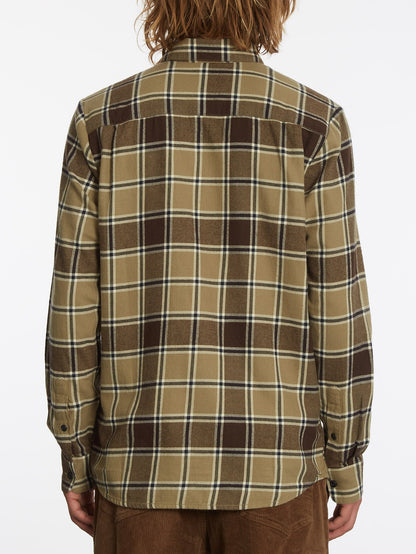 Caden Plaid Shirt - Khaki