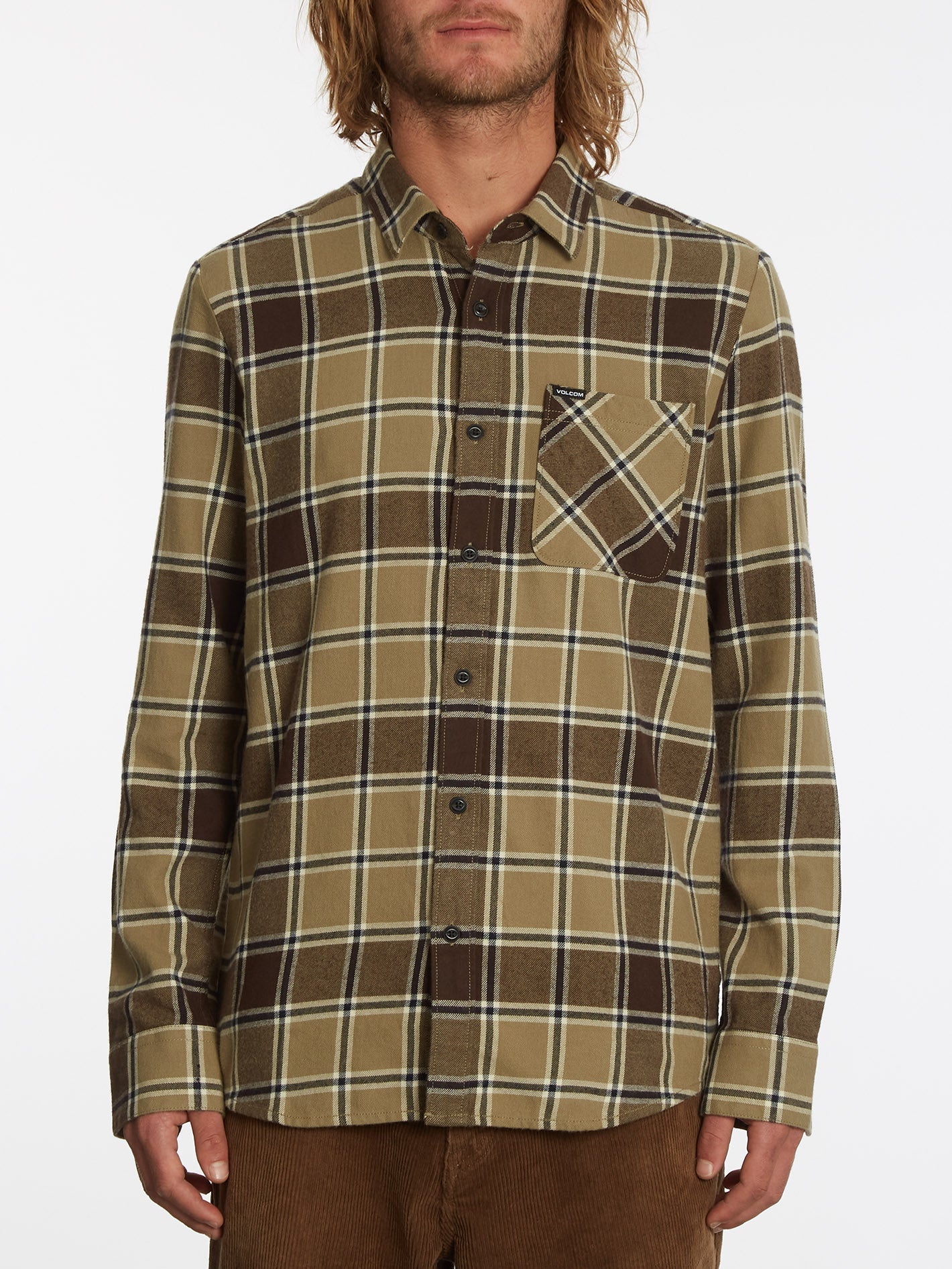Caden Plaid Shirt - Khaki