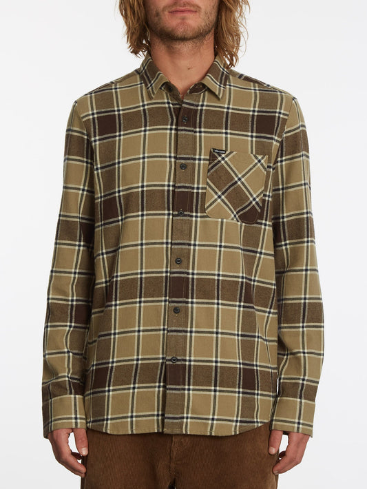 Chemise à carreaux Caden - KHAKI