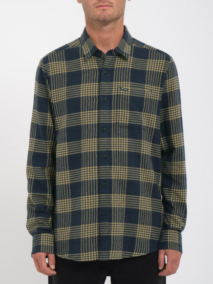 Caden Plaid Shirt - NAVY