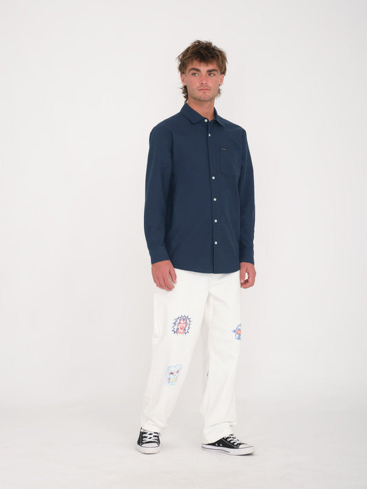 Veeco Oxford-Hemd – MARINEBLAU