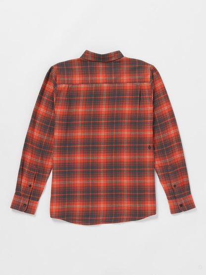 Caden Plaid Shirt - BRIGHT RED