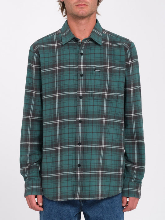 Caden Plaid Shirt - SEA GREEN