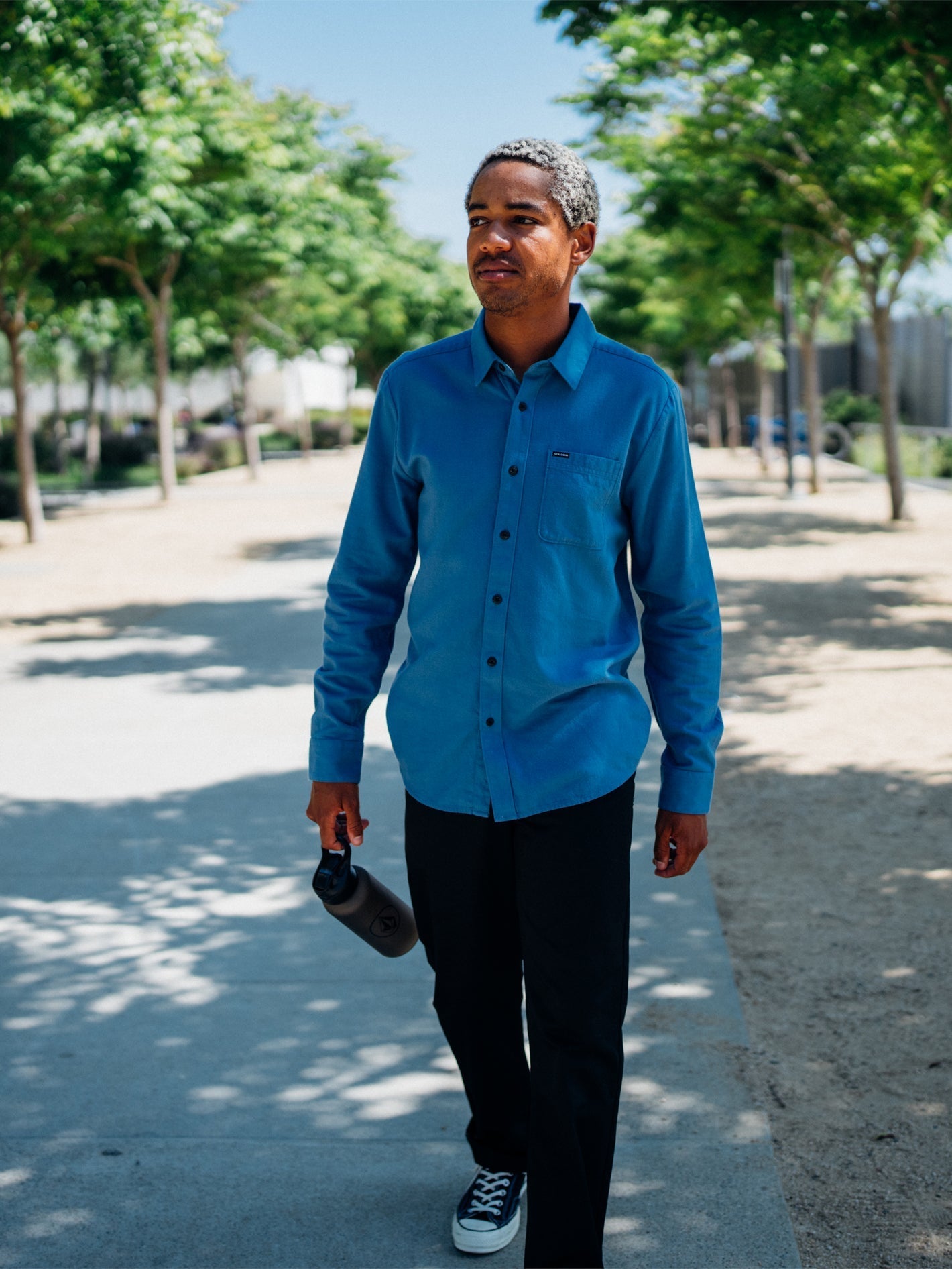 Caden Shirt - BLUEBERRY