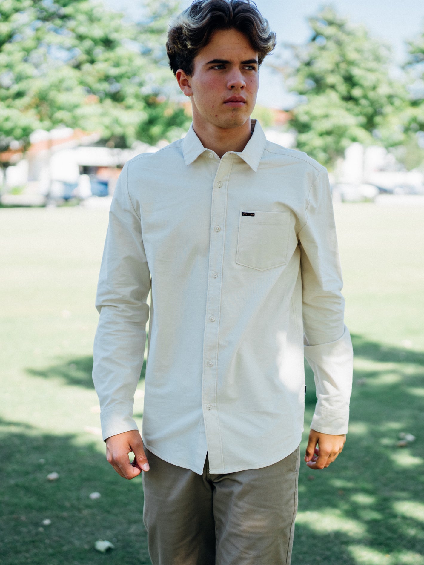 Veeco Oxford Shirt - DIRTY WHITE