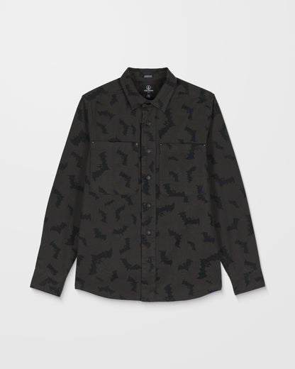 JJ Villard Hemd - Rinsed Black