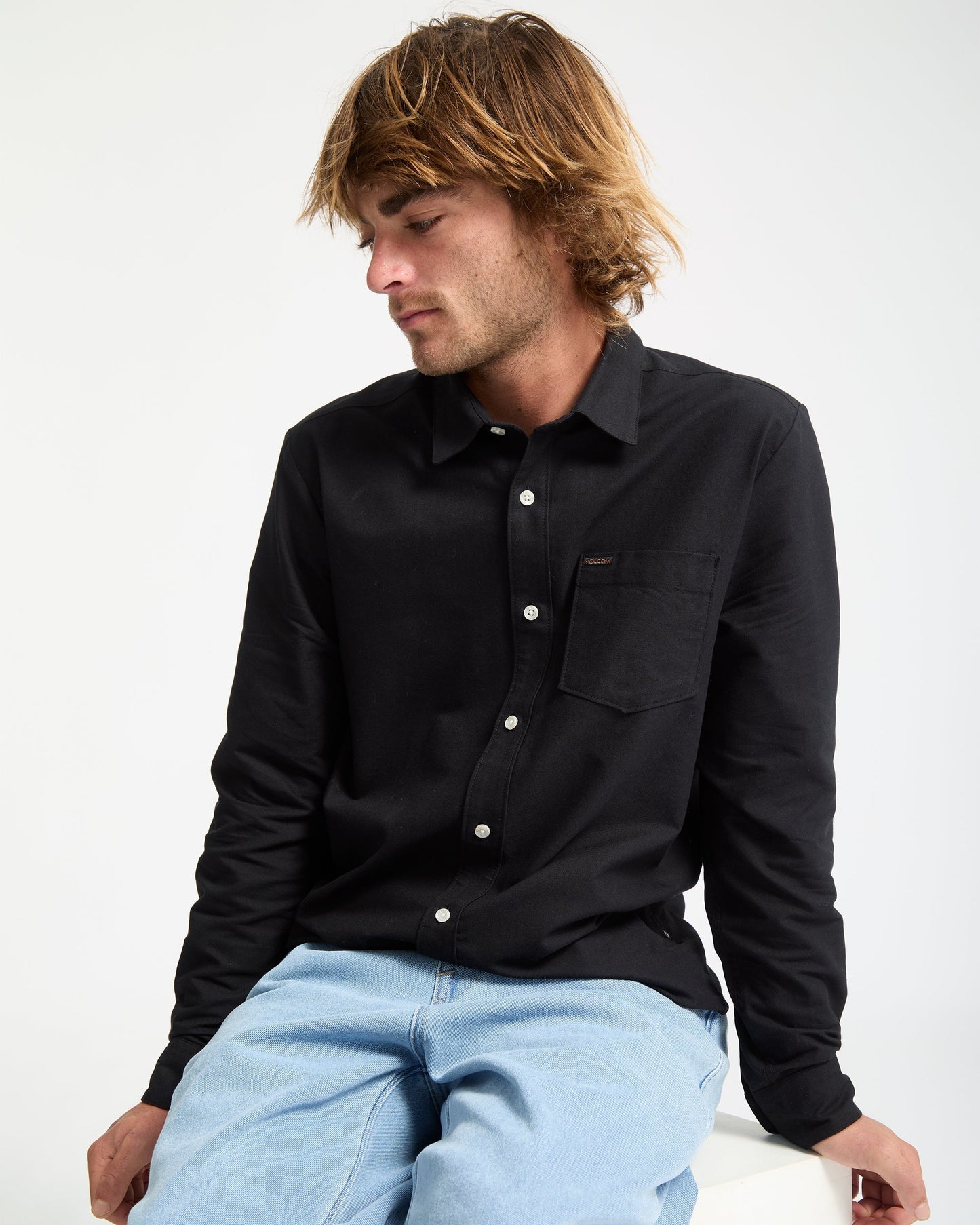 Chemise Veeco Oxford - Black