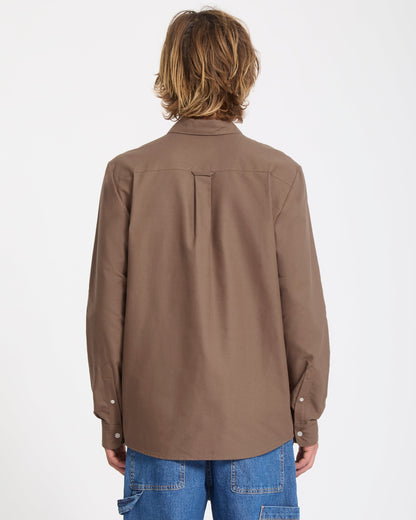 Chemise Veeco Oxford - Brown Stone