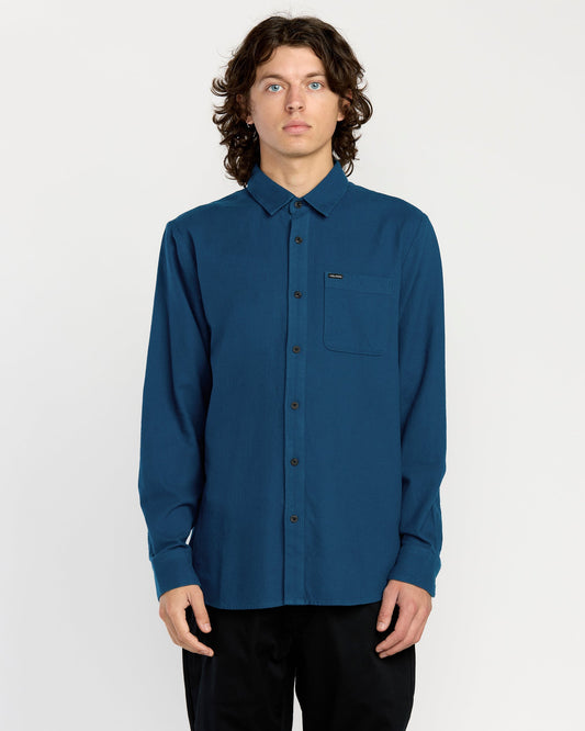 Chemise Caden Solid - Cosmic Blue