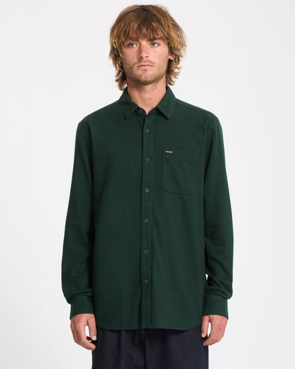 Caden Solid Shirt - Skarabäus