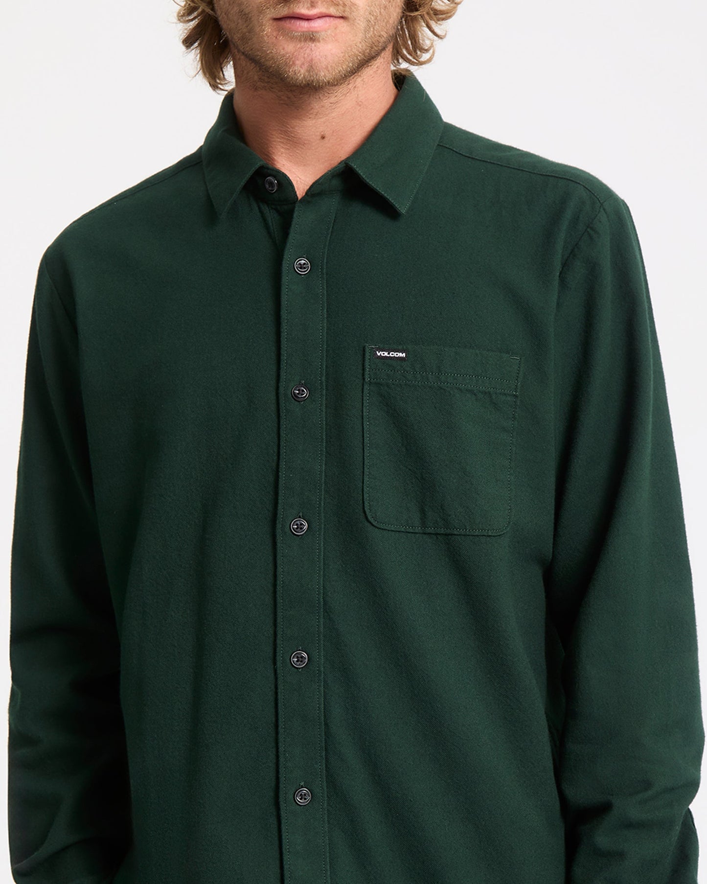 Caden Solid Shirt - Skarabäus