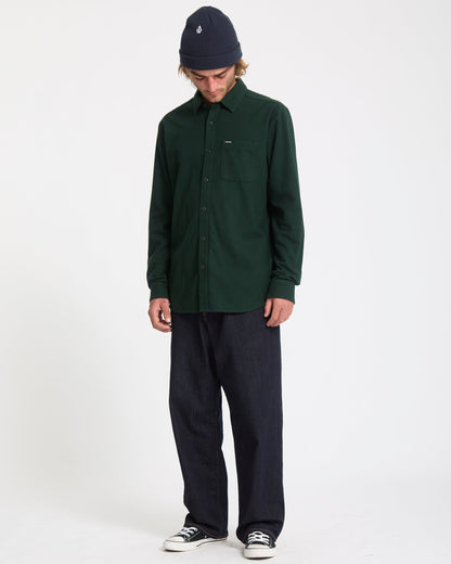 Caden Solid Shirt - Skarabäus