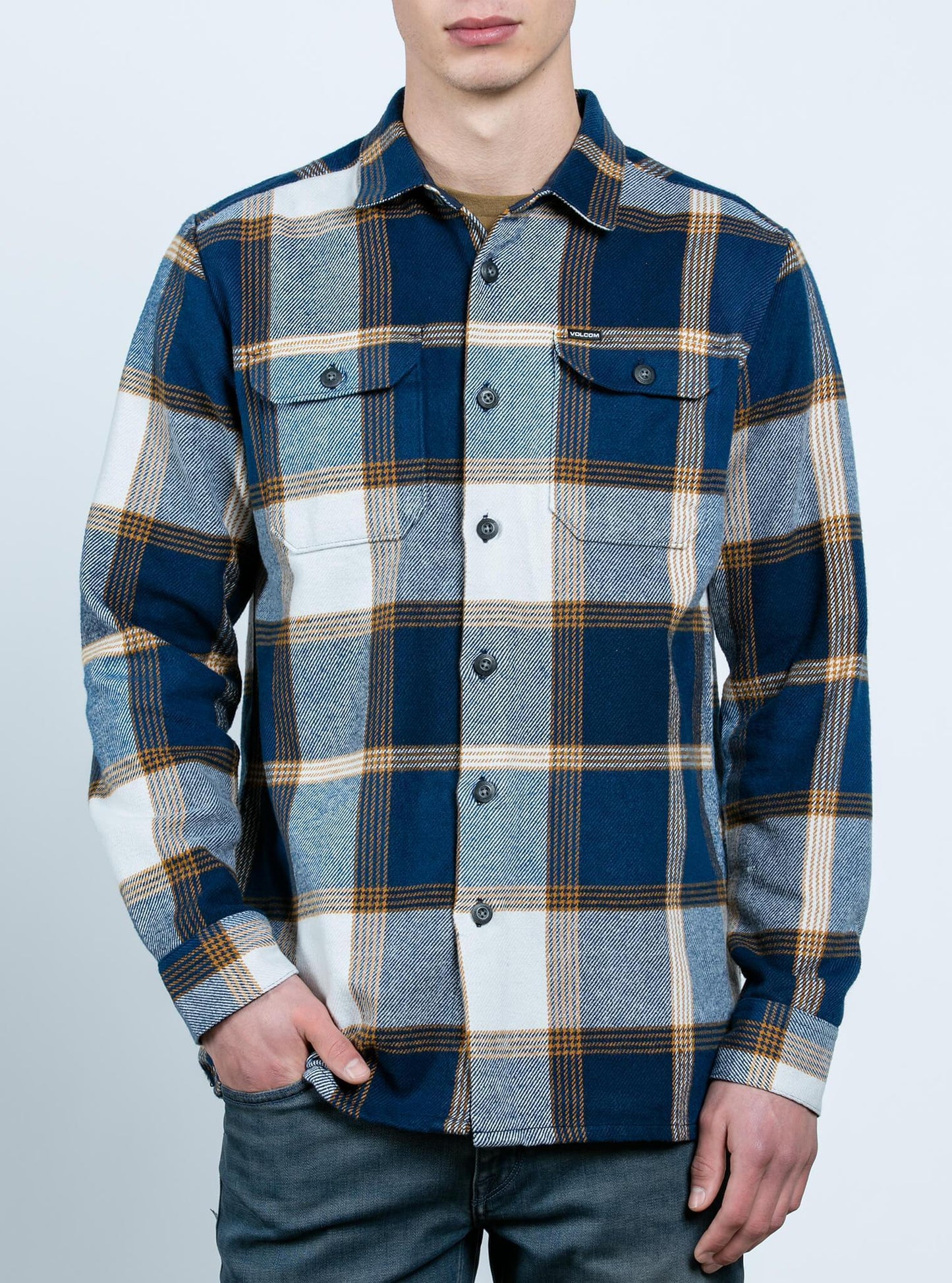Chemise À Manches Longues Heavy Daze - Indigo