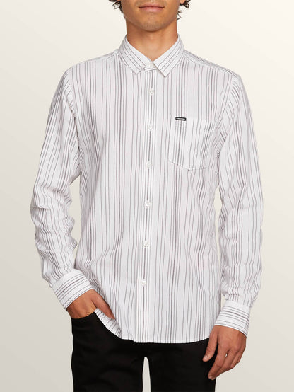 Clasher Langarmshirt - Weiß