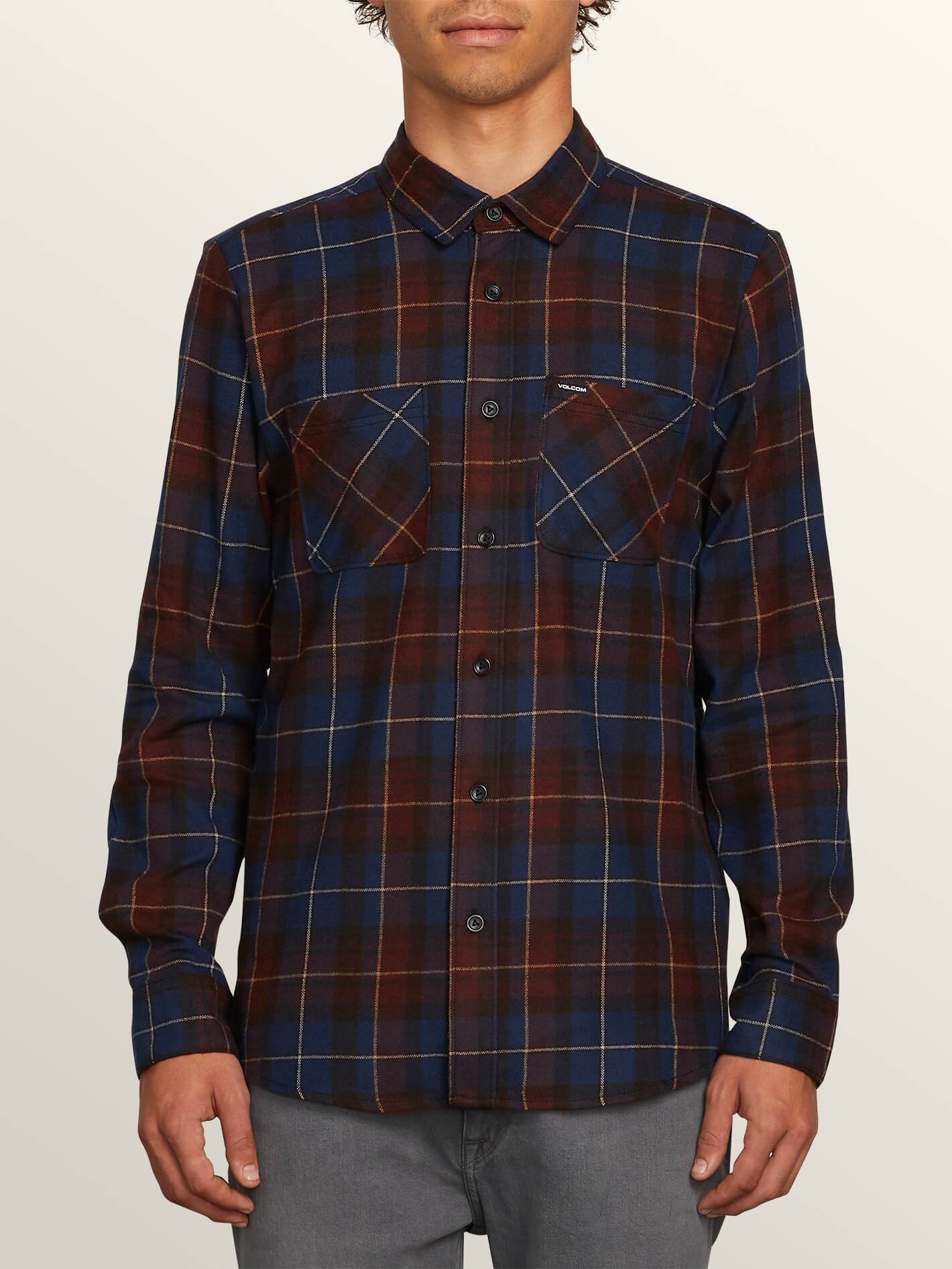 Lumberg L/S Flannel T-shirt - Melindigo