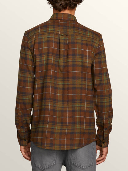 T-shirt Lumberg L/S Flannel - Vineyard Green