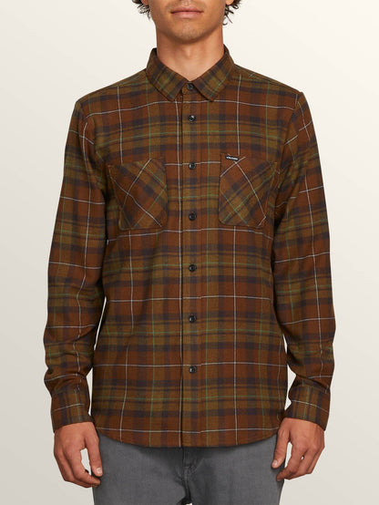 T-shirt Lumberg L/S Flannel - Vineyard Green