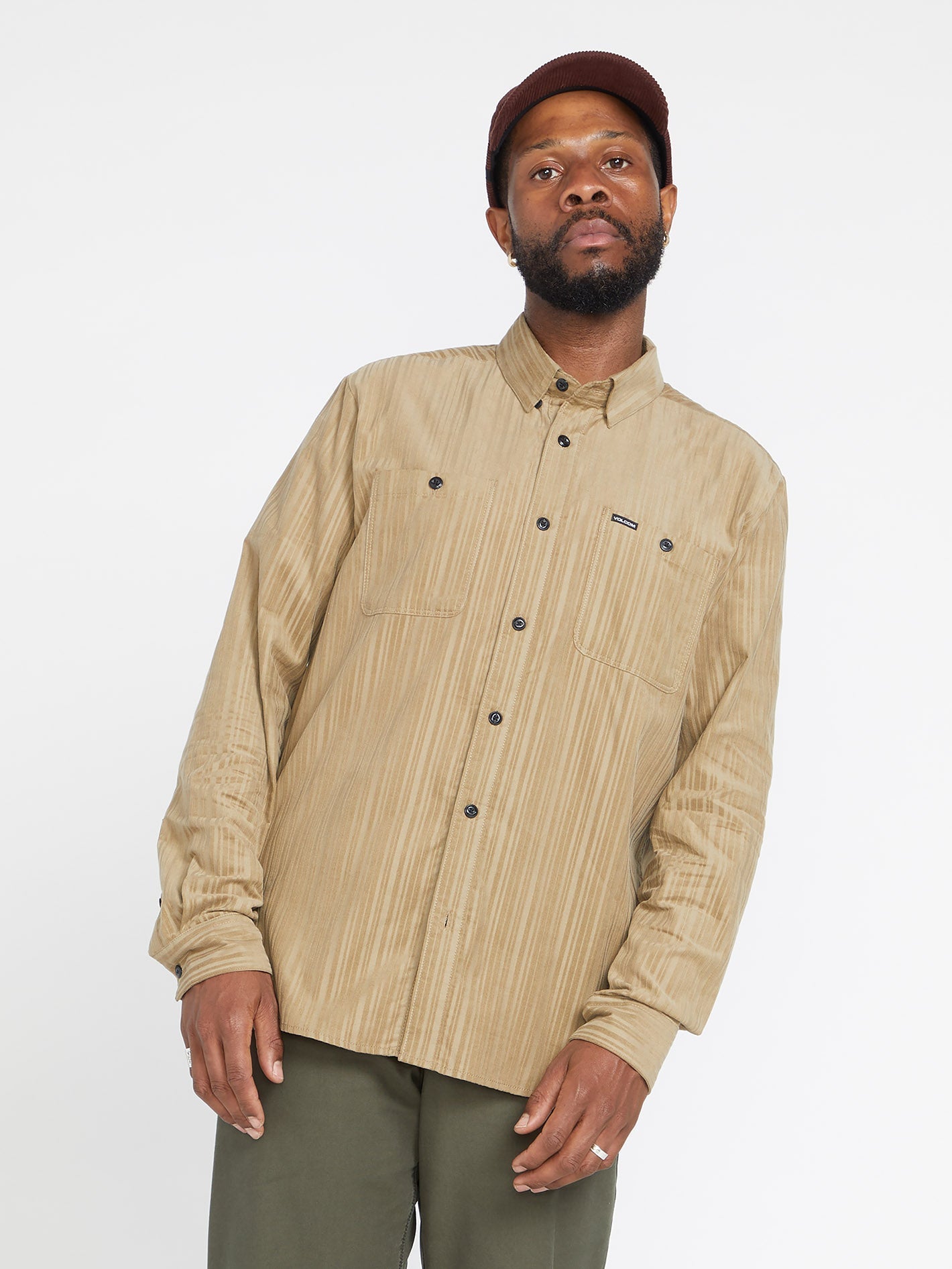 V Ent Fat Tony Shirt - KHAKI