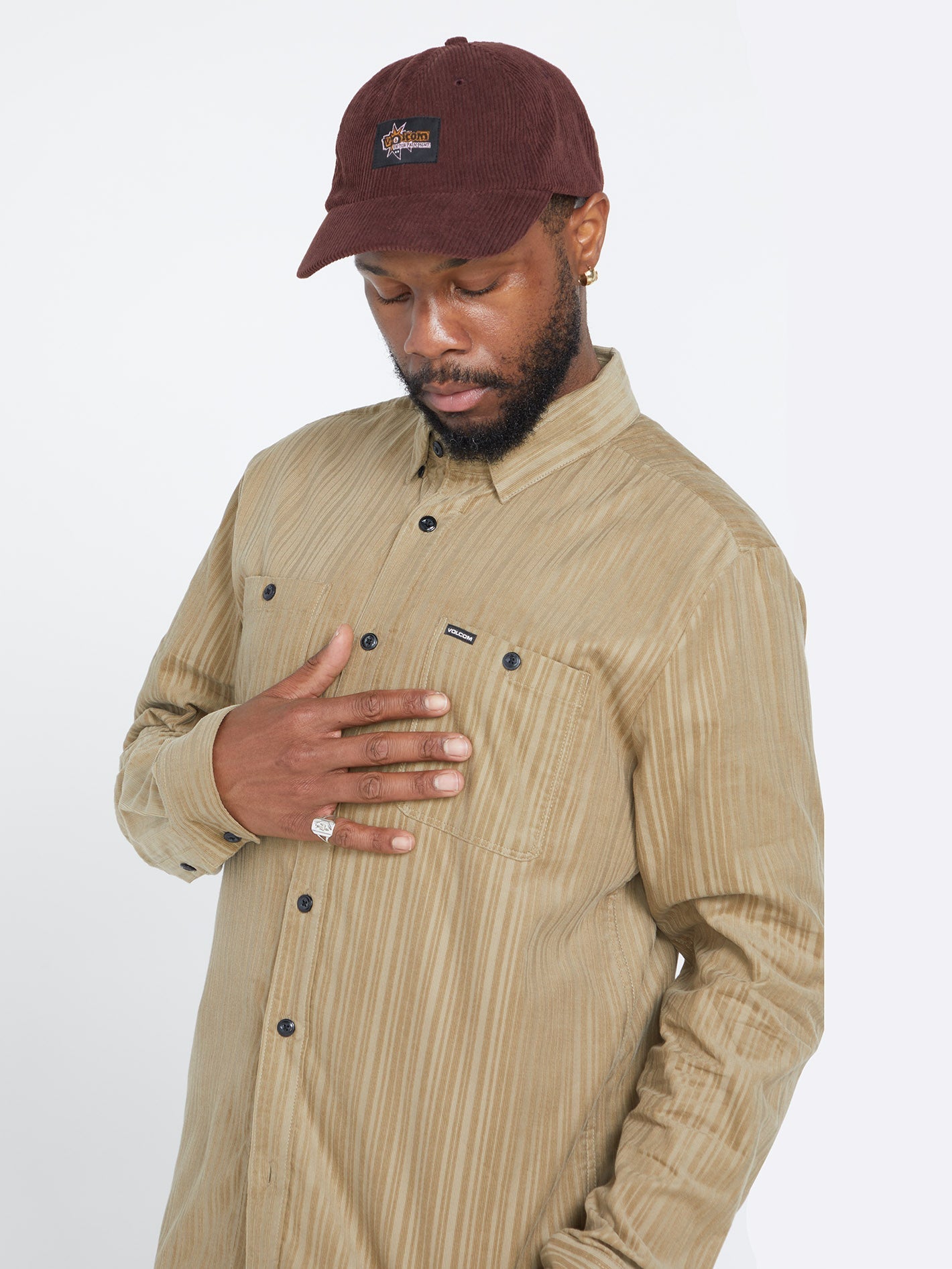 V Ent Fat Tony Shirt - KHAKI