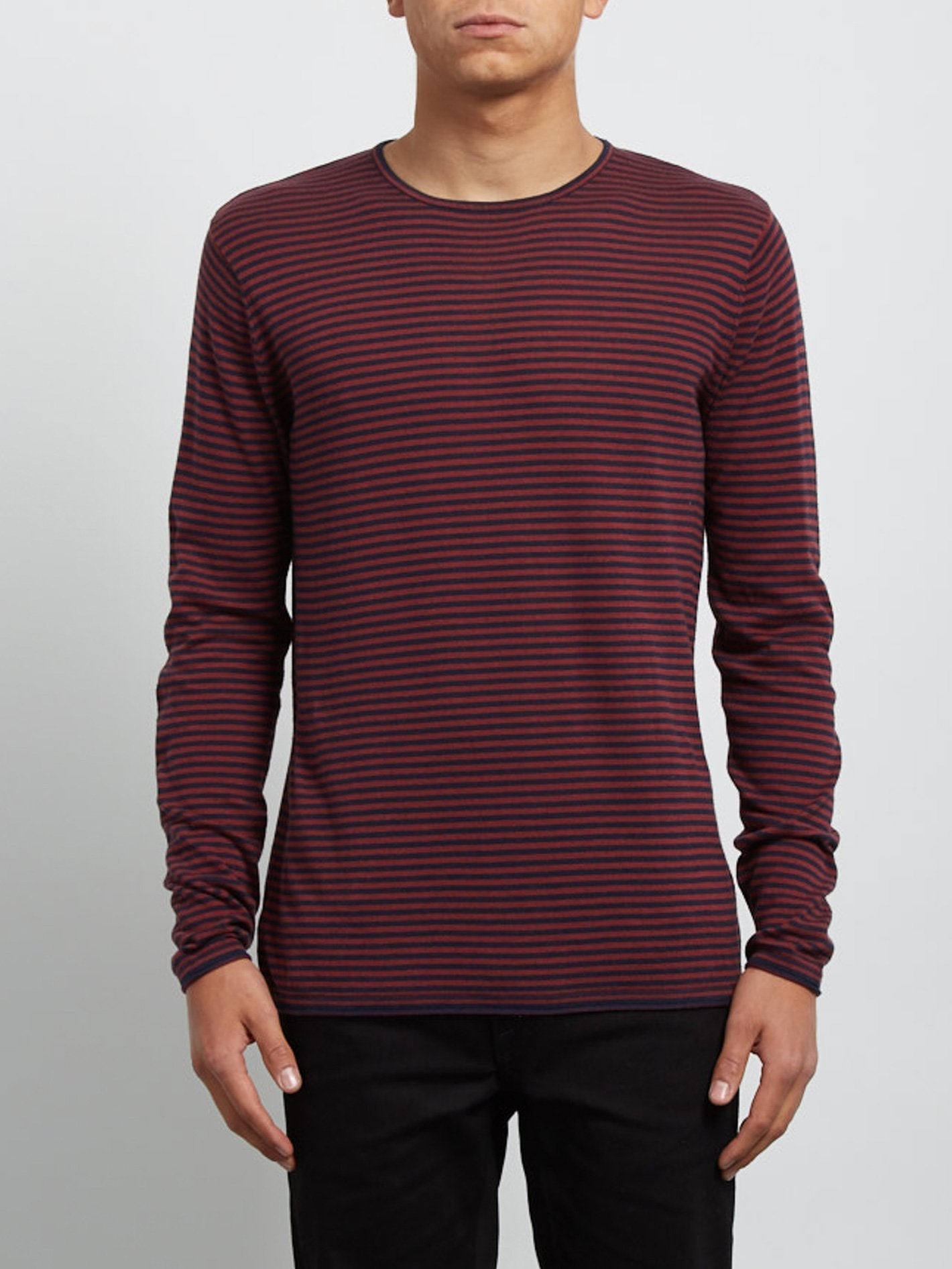 Pullover rayé Harweird - Crimson