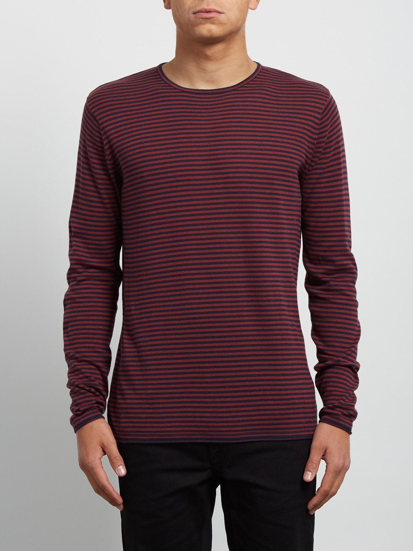 Pullover rayé Harweird - Crimson