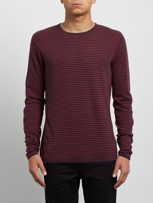 Pullover rayé Harweird - Crimson