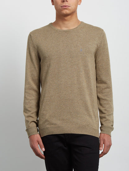 Uperstand Crew Sweater - Sand Brown