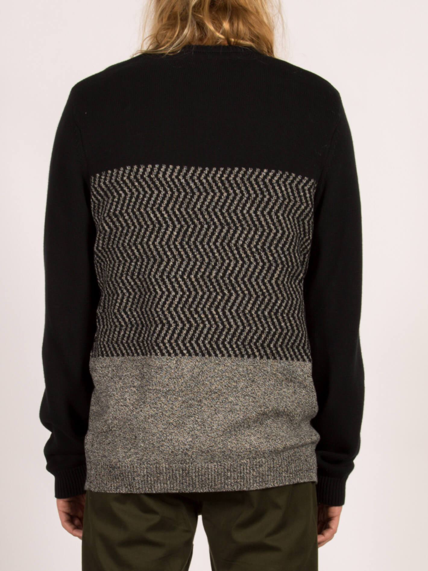 Bario Crew Sweater - Schwarz