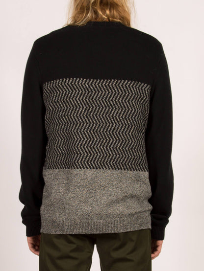 Bario Crew Sweater - Schwarz