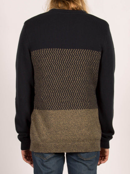 Bario Crew Pullover - Marineblau