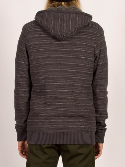 Newstone Kapuzenpullover mit Reißverschluss - Zinn