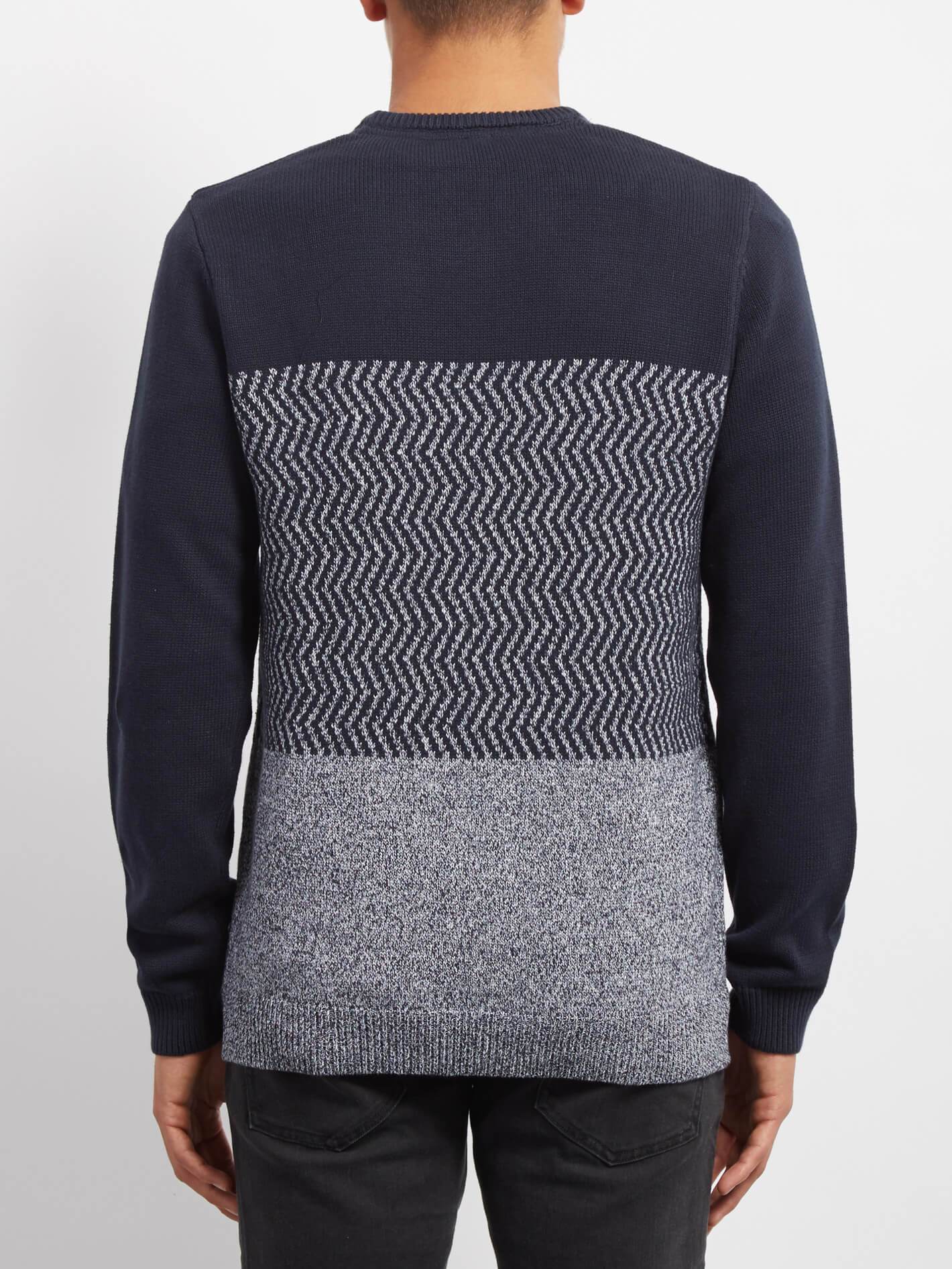 Bario Crew Update Sweater - Navy