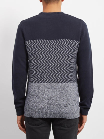 Bario Crew Update Sweater - Navy